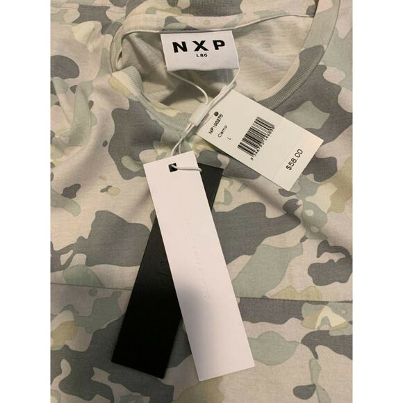 Nena & Pasadena green camo short sleeves T-shirt size Large - Picture 5 of 8